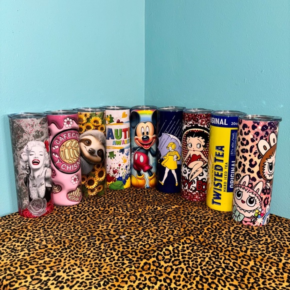 WINNERS CHOICE Colorful Graphic Tumblers Set - Picture 1 of 6